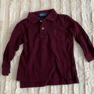 Long sleeve polo shirt by Ralph Lauren 3T